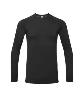 Mens unstoppable plain base layer top black Onna