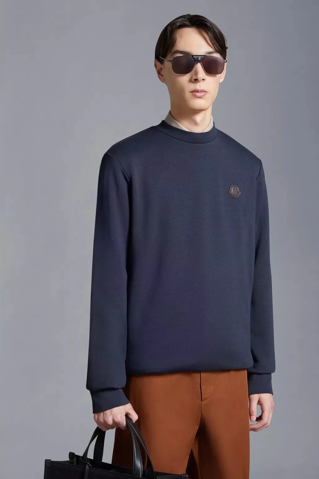 MONCLER  |Logo Patch Sweatshirt