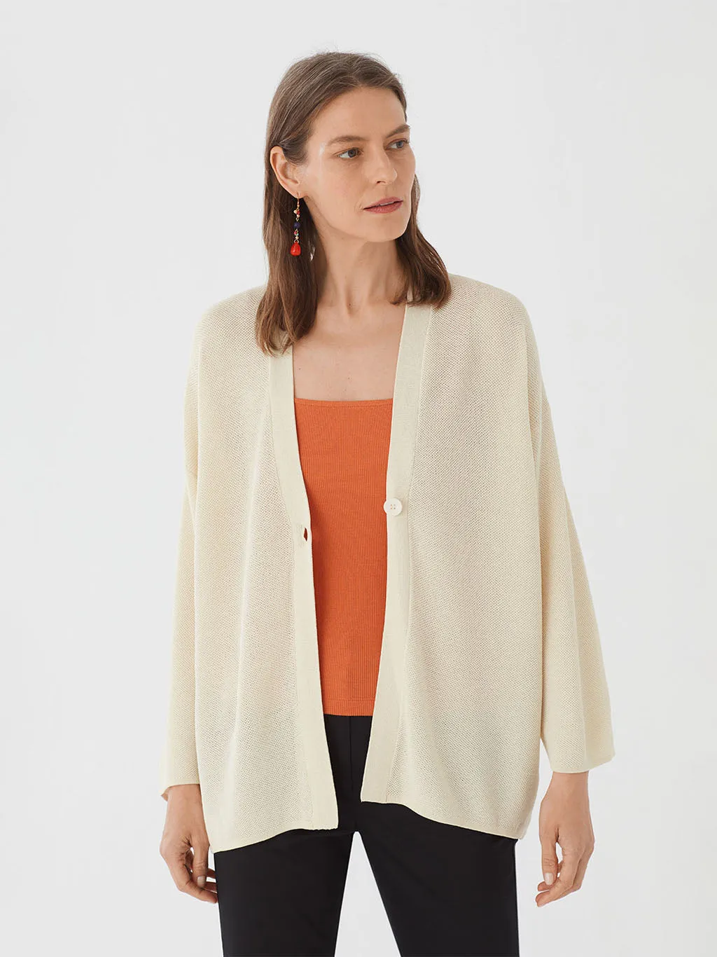 Nice Things Oversize Long Jacket Cream