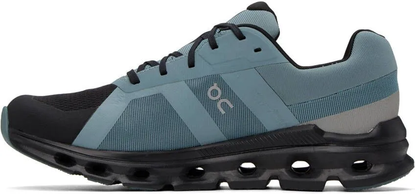 On Black & Blue Cloudrunner Waterproof Sneakers