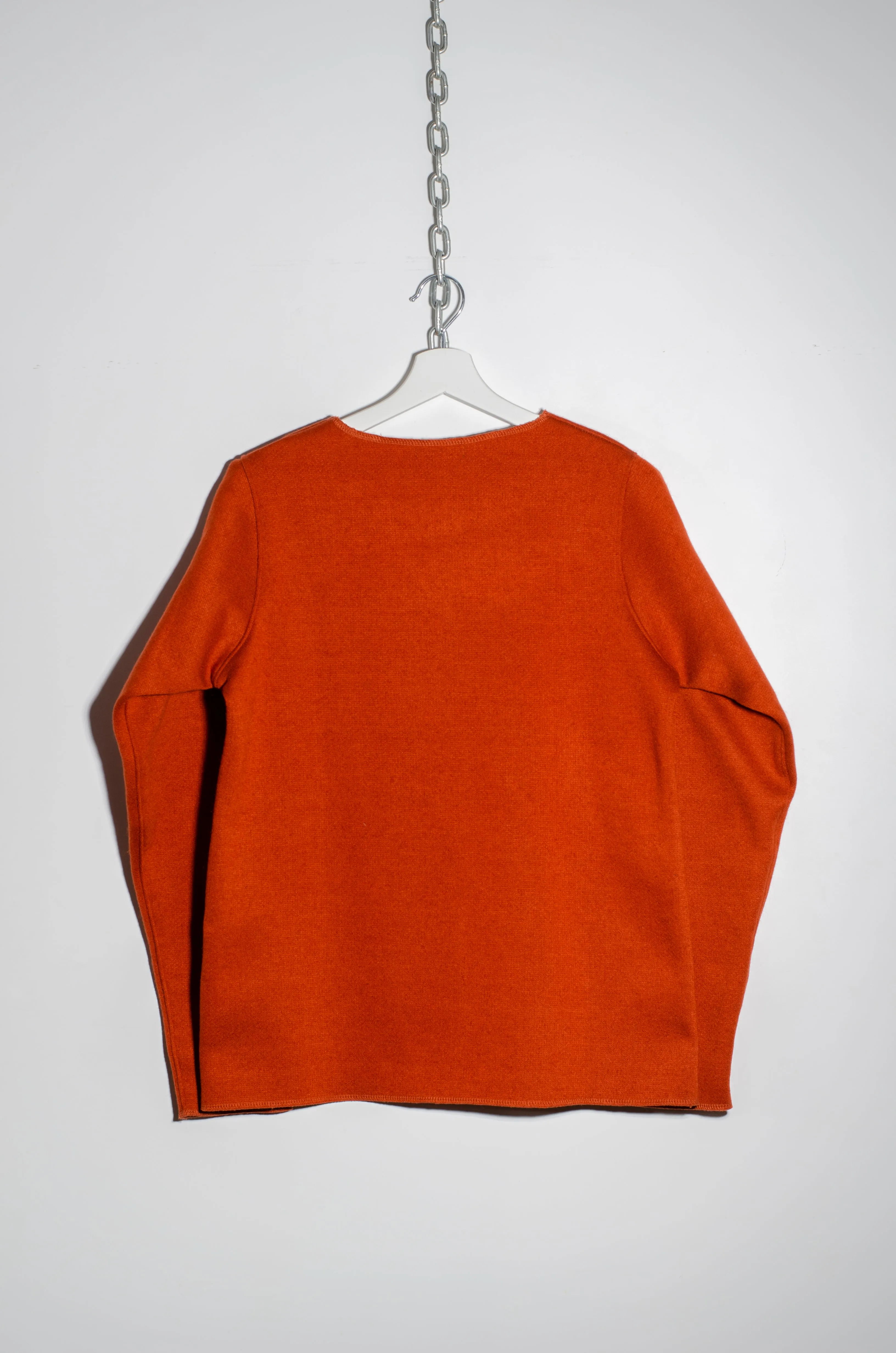 Orange Motif Sweater