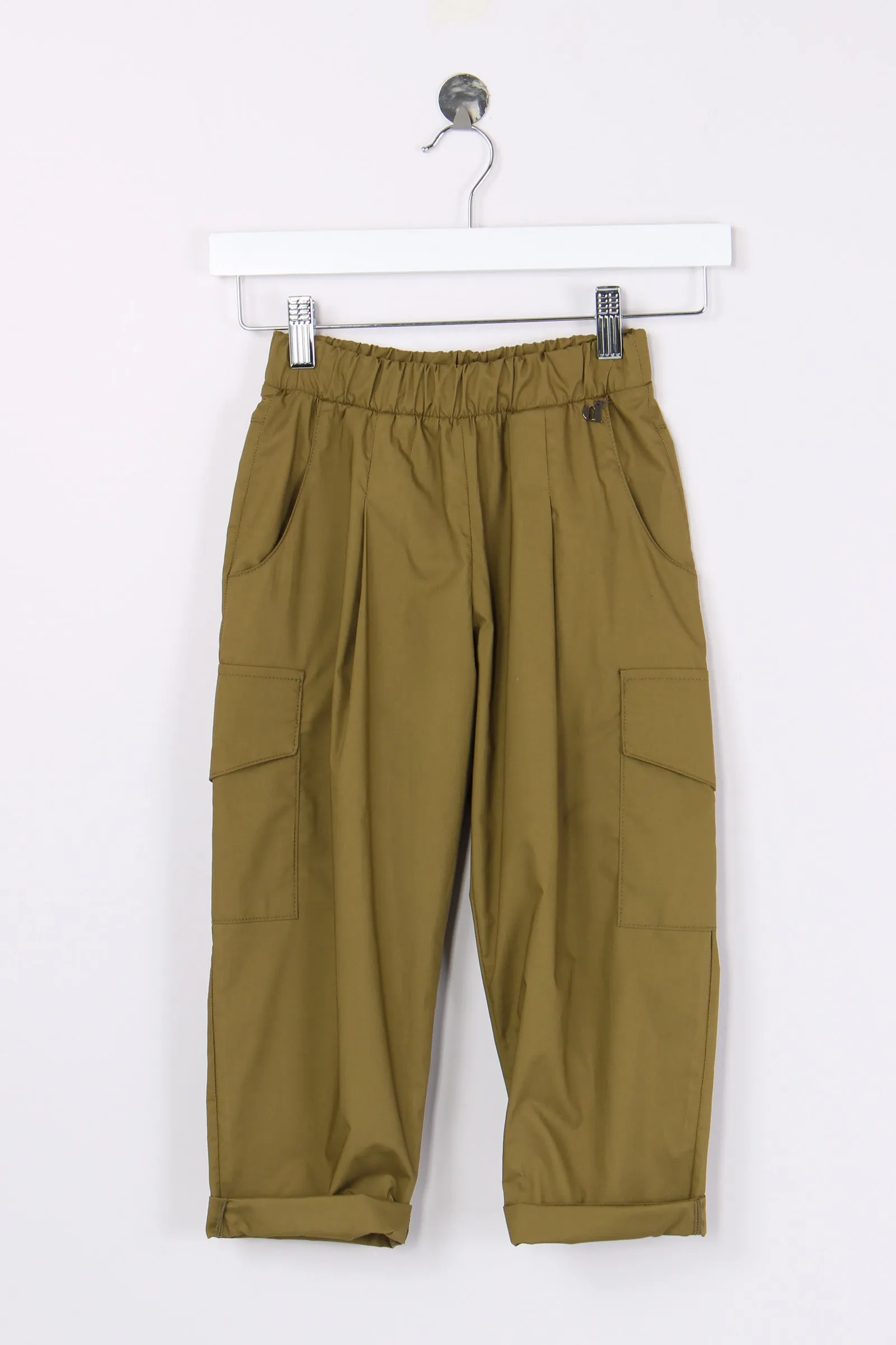 Pantalone Cargo Leggero Verde Scuro