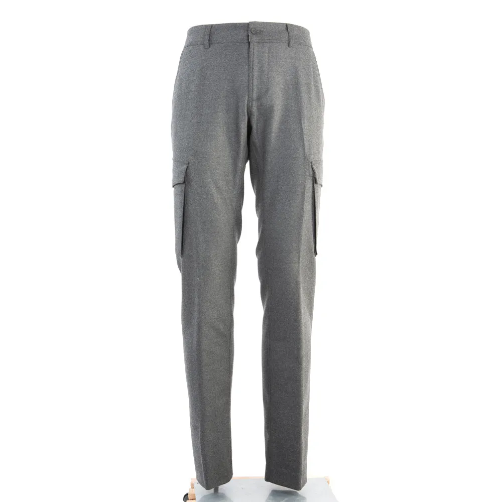 Pantalone in flanella grigio Paul&Shark