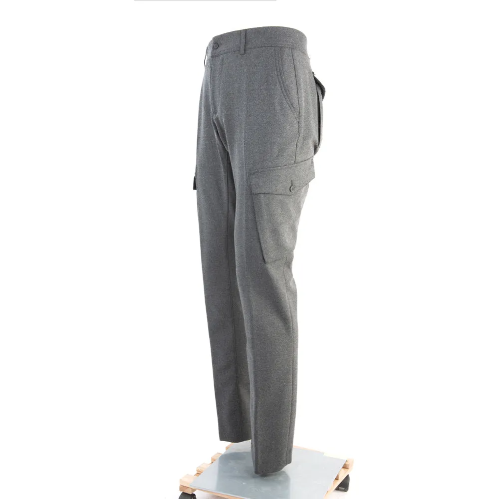 Pantalone in flanella grigio Paul&Shark