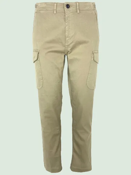 PANTALONI UOMO CARGO SABBIA