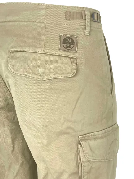 PANTALONI UOMO CARGO SABBIA