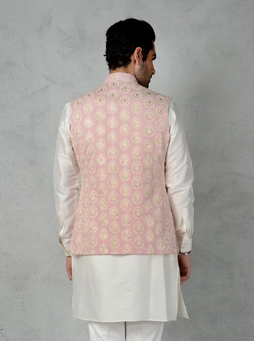 Pink Bandhgala Jacket | TULA