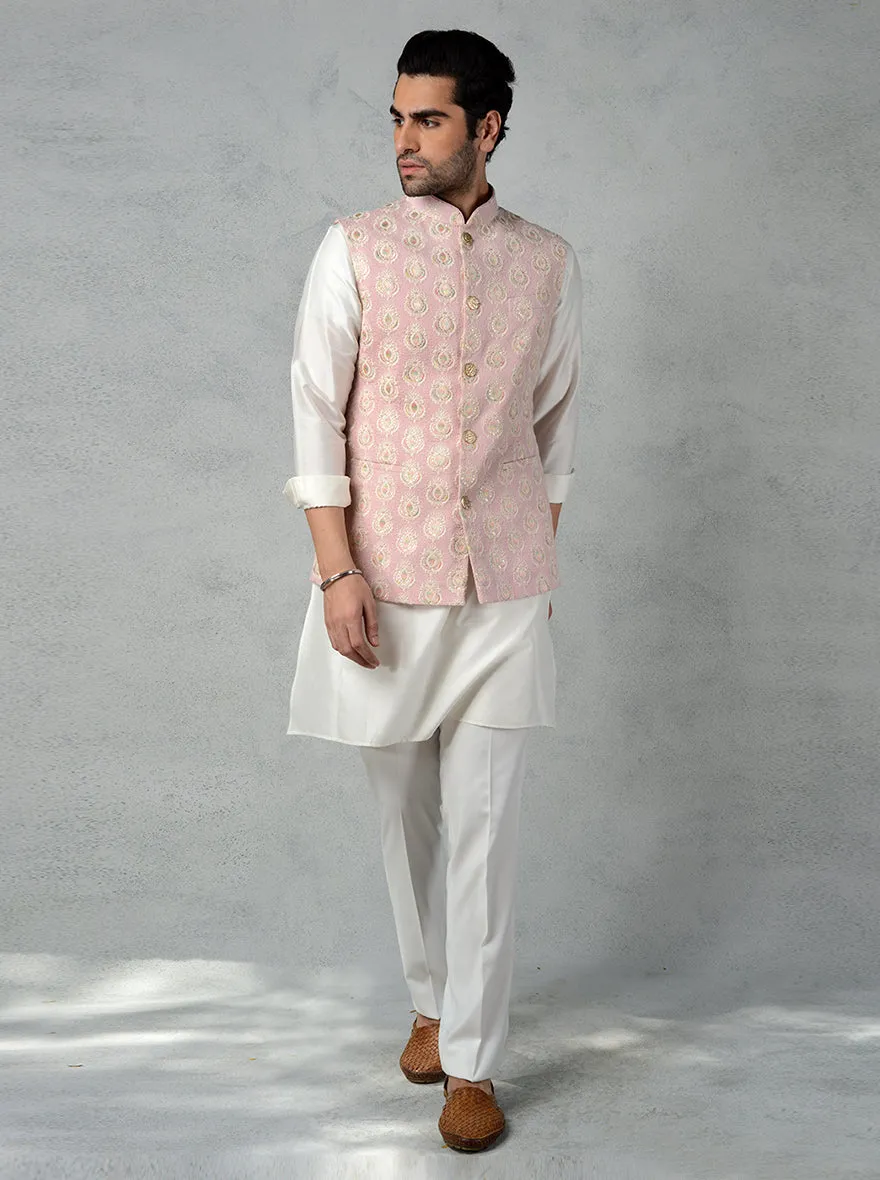 Pink Bandhgala Jacket | TULA