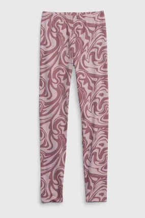 Pink Print Leggings