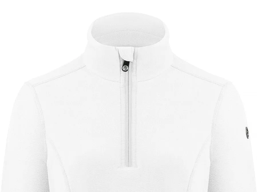 Poivre Blanc Microfleece Ski Base Layer in White