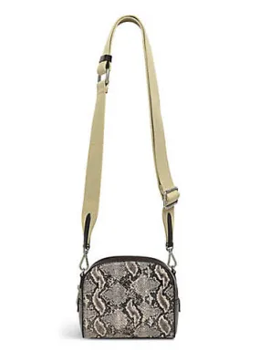 Radley London Arden Crescent Faux Snake Small Zip Around Crossbody