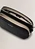 Radley London Dukes Place Icon Weave Emboss Medium Ziptop Black Crossbody Bag