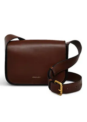 Radley London Westwell Lane Small Flapover Walnut Crossbody Bag