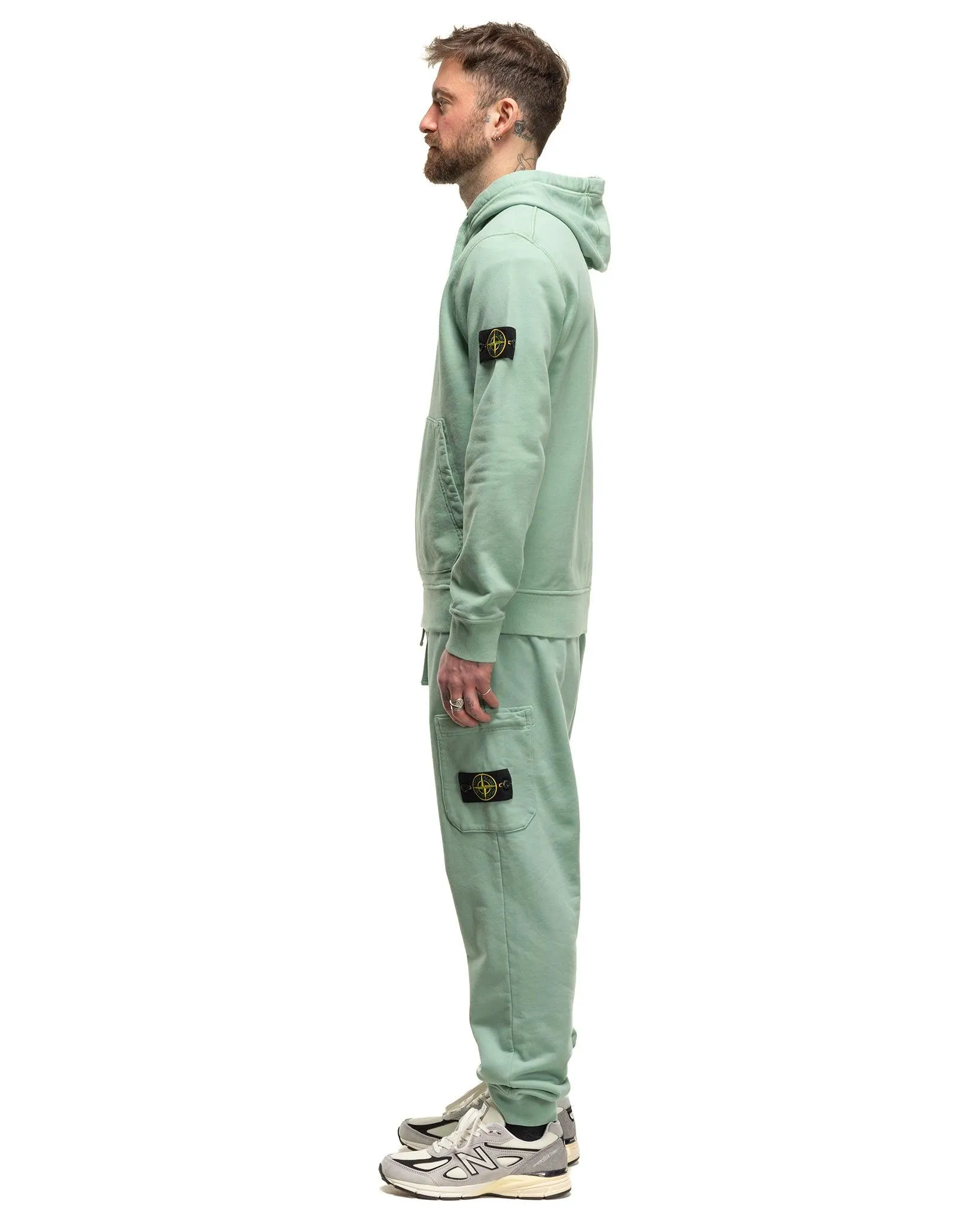 Regular Fit Cargo Sweatpants Light Green