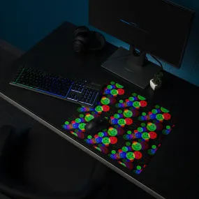 RGB Smile Glitch Gaming Mouse Pad