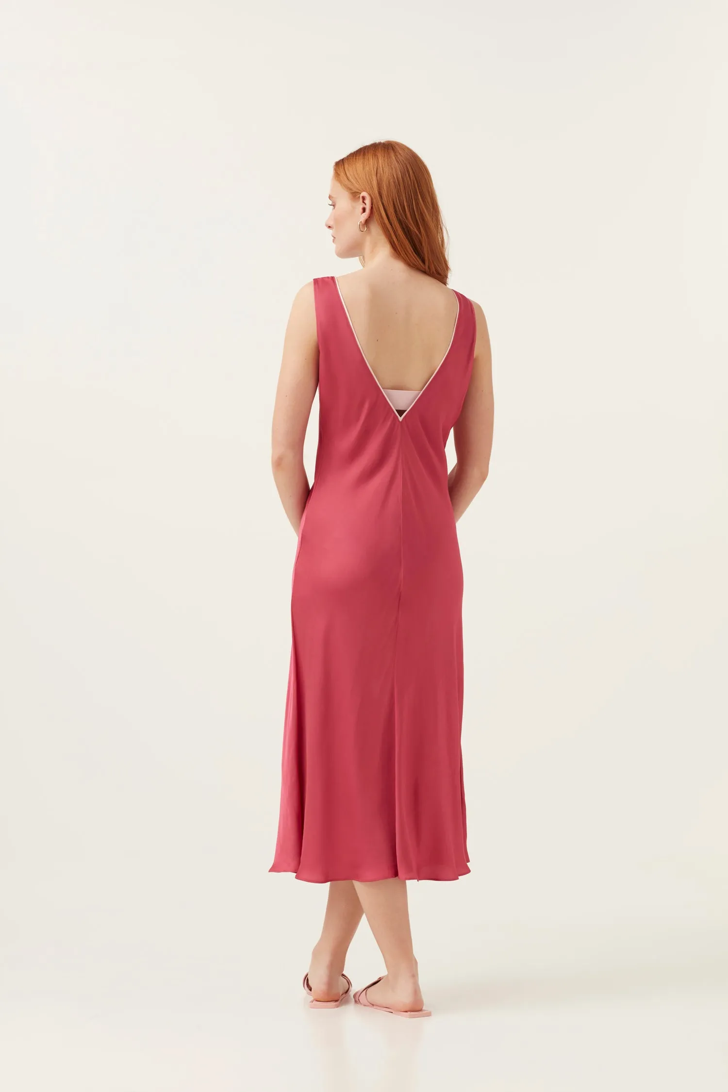 Sangria Slip Dress