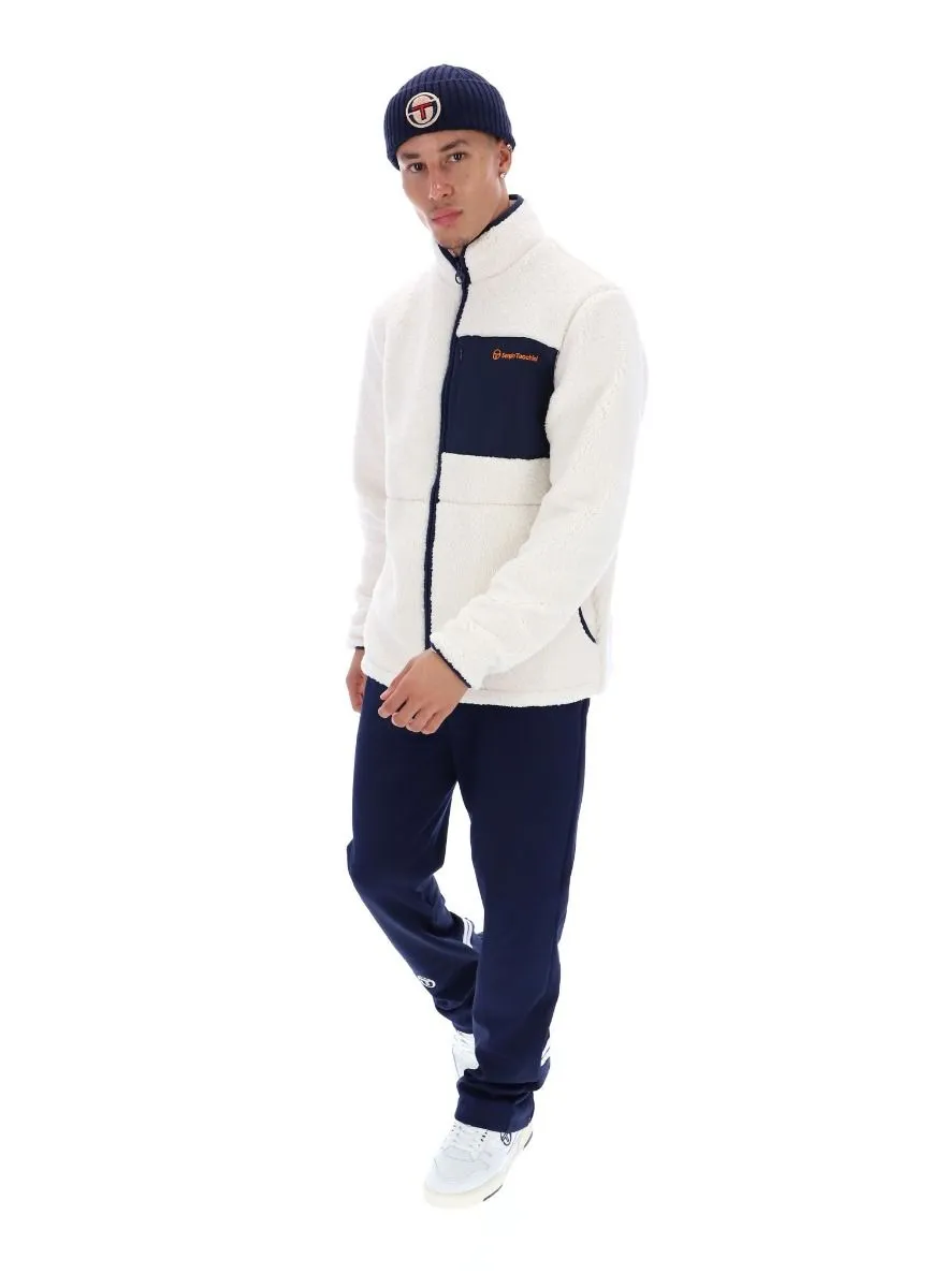 Sergio Tacchini Whitman Borg Fleece Jacket Gardenia Maritime