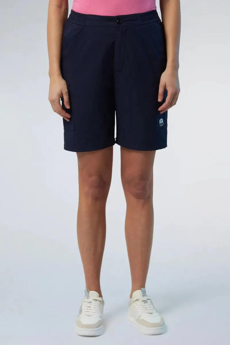 Shorts cargo donna Blu