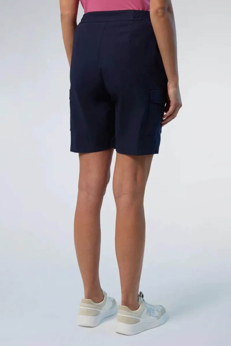 Shorts cargo donna Blu