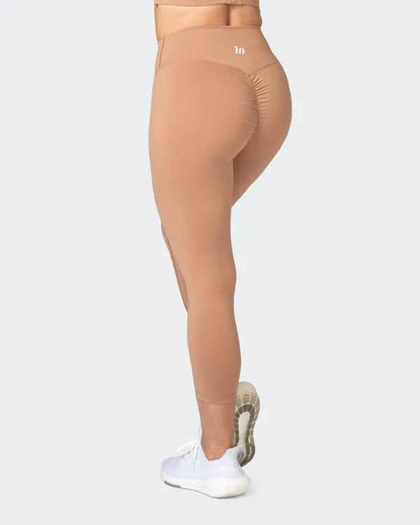 Signature Scrunch 7/8 Leggings - Cashew