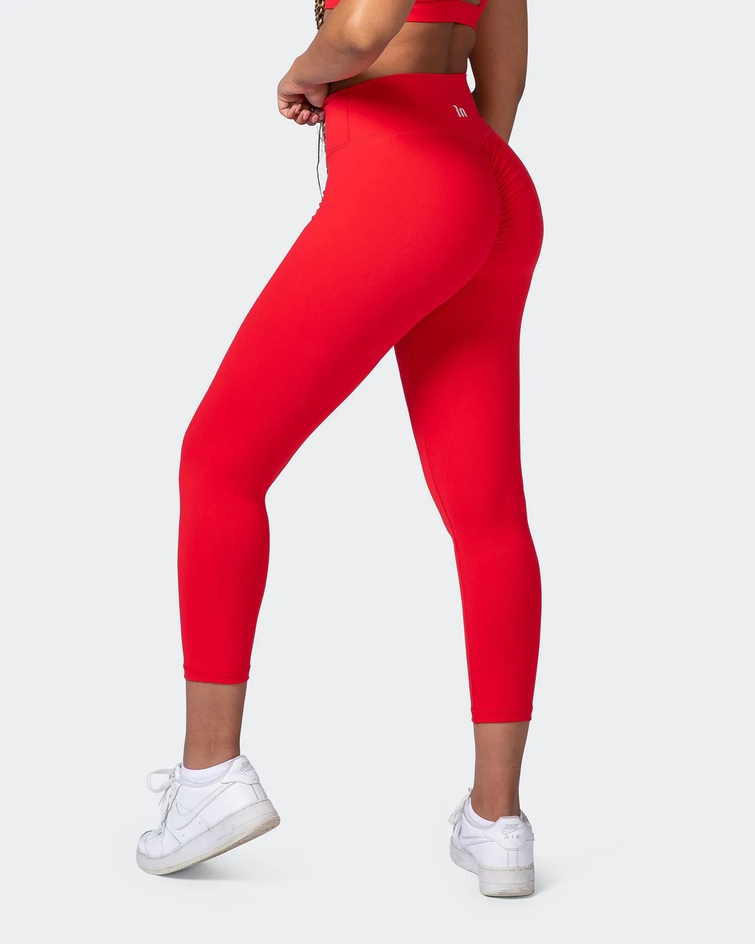 Signature Scrunch 7/8 Leggings -Poppy