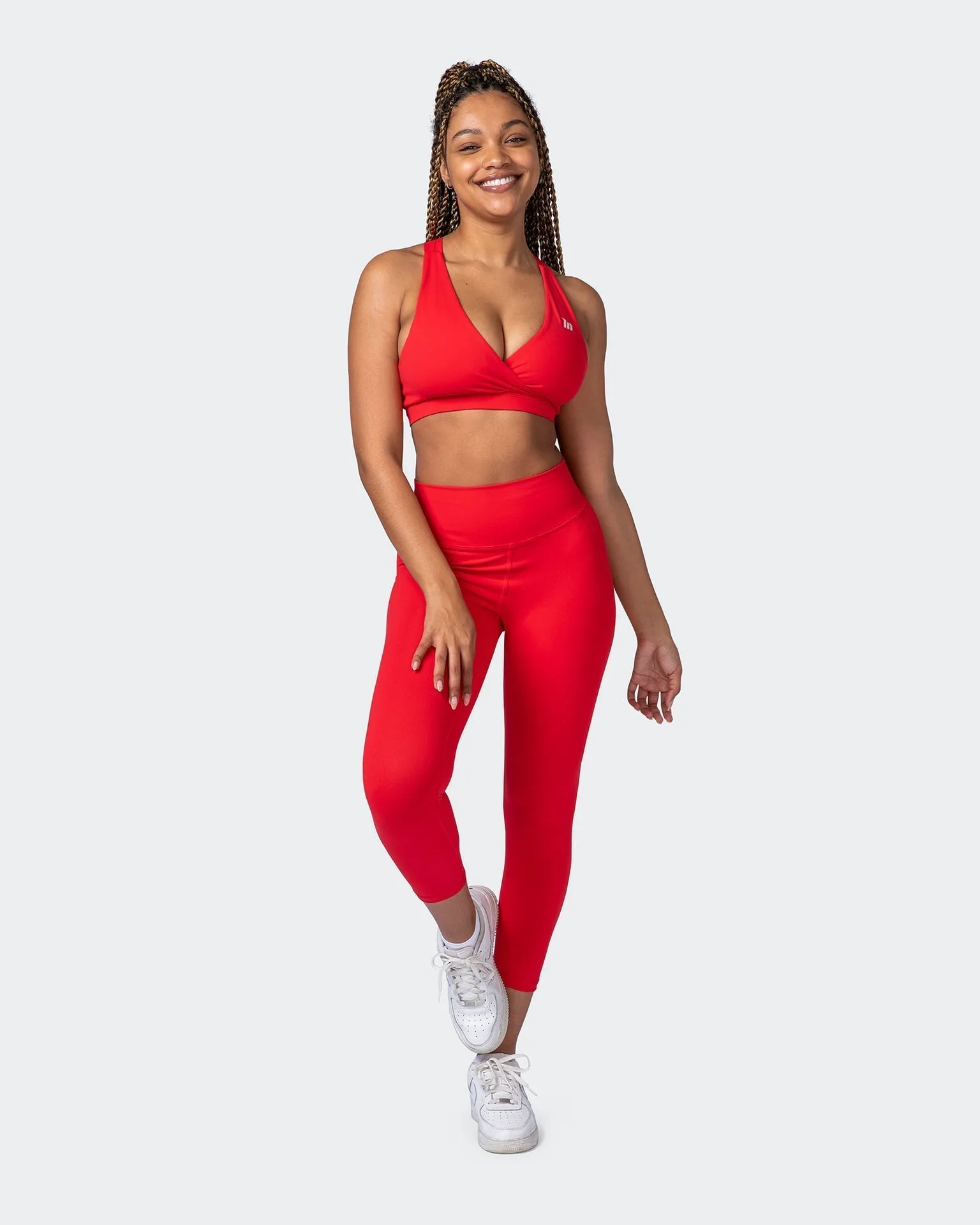 Signature Scrunch 7/8 Leggings -Poppy