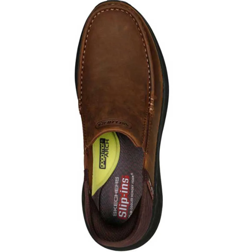 Skechers Slip-Ins: Parson-Oswin Chocolate/ Dark Brown (Men's)