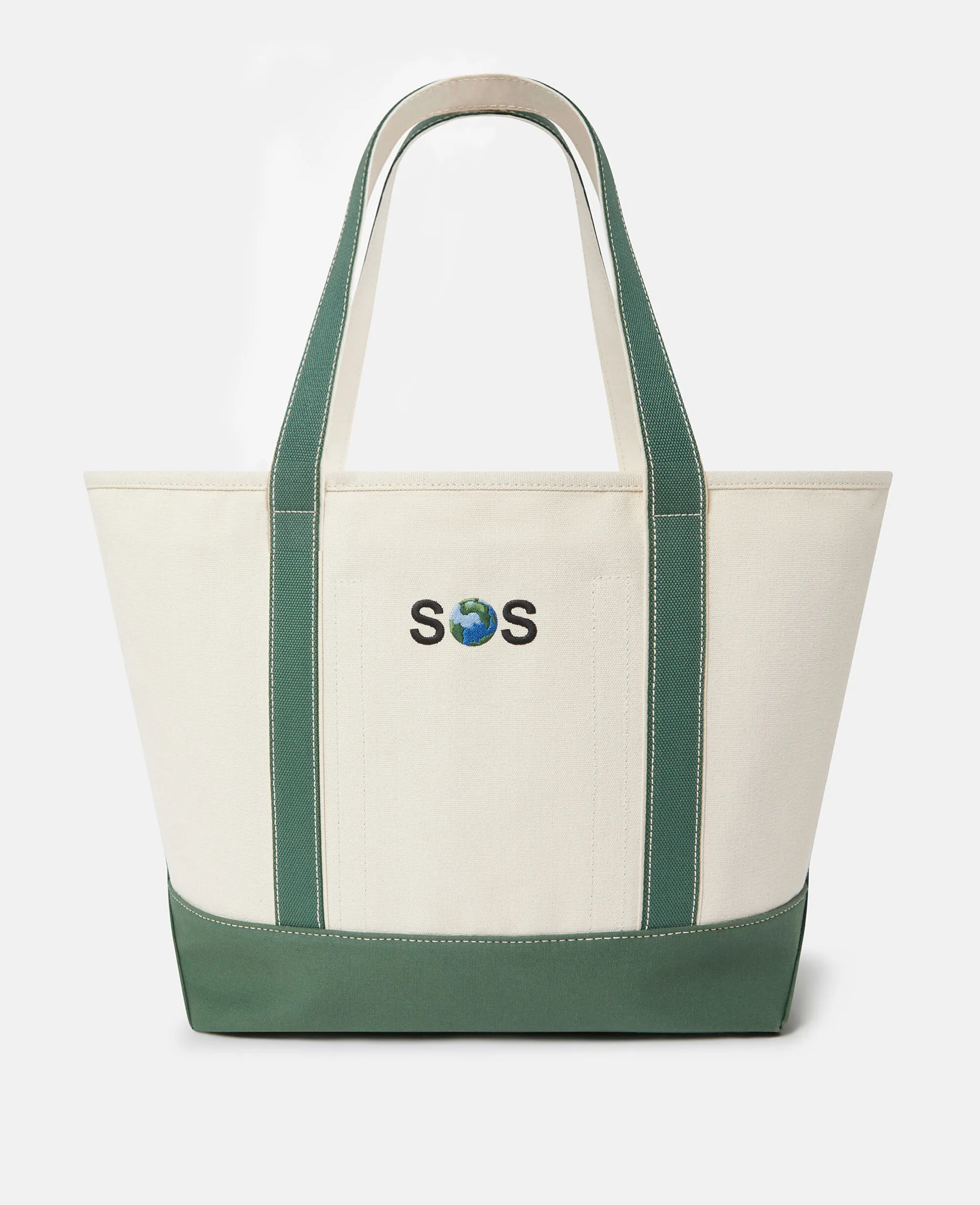 SOS Embroidered Large Tote Bag