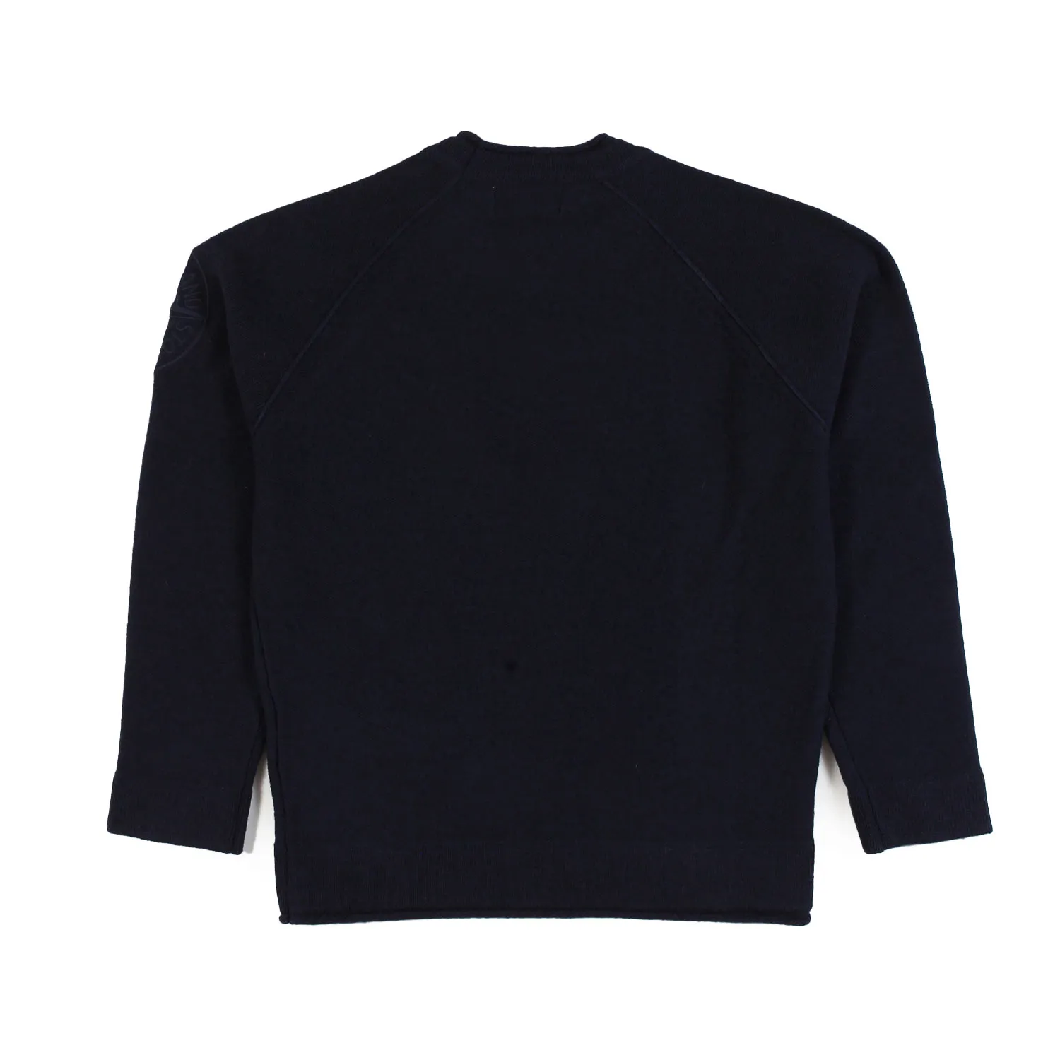 Stone Island Dark Blue Stone Island Pullover With Embroidered Logo