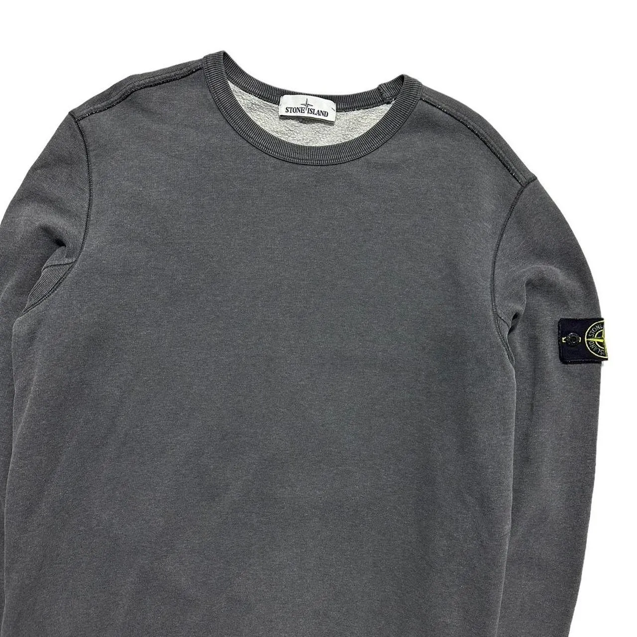 Stone Island Dark Grey Pullover Crewneck