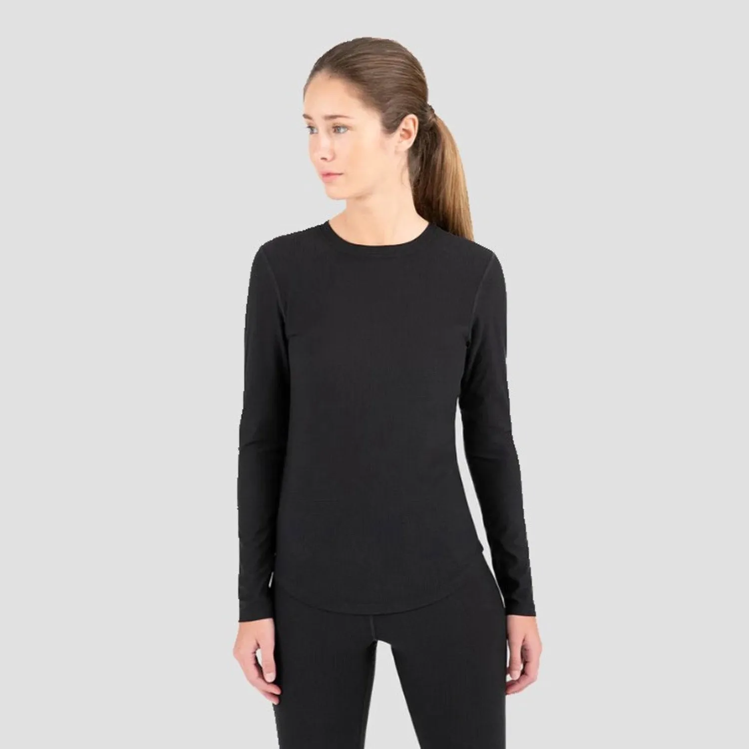 Terramar Women's Transport Lightweight Performance Long Sleeve Crew Shirt