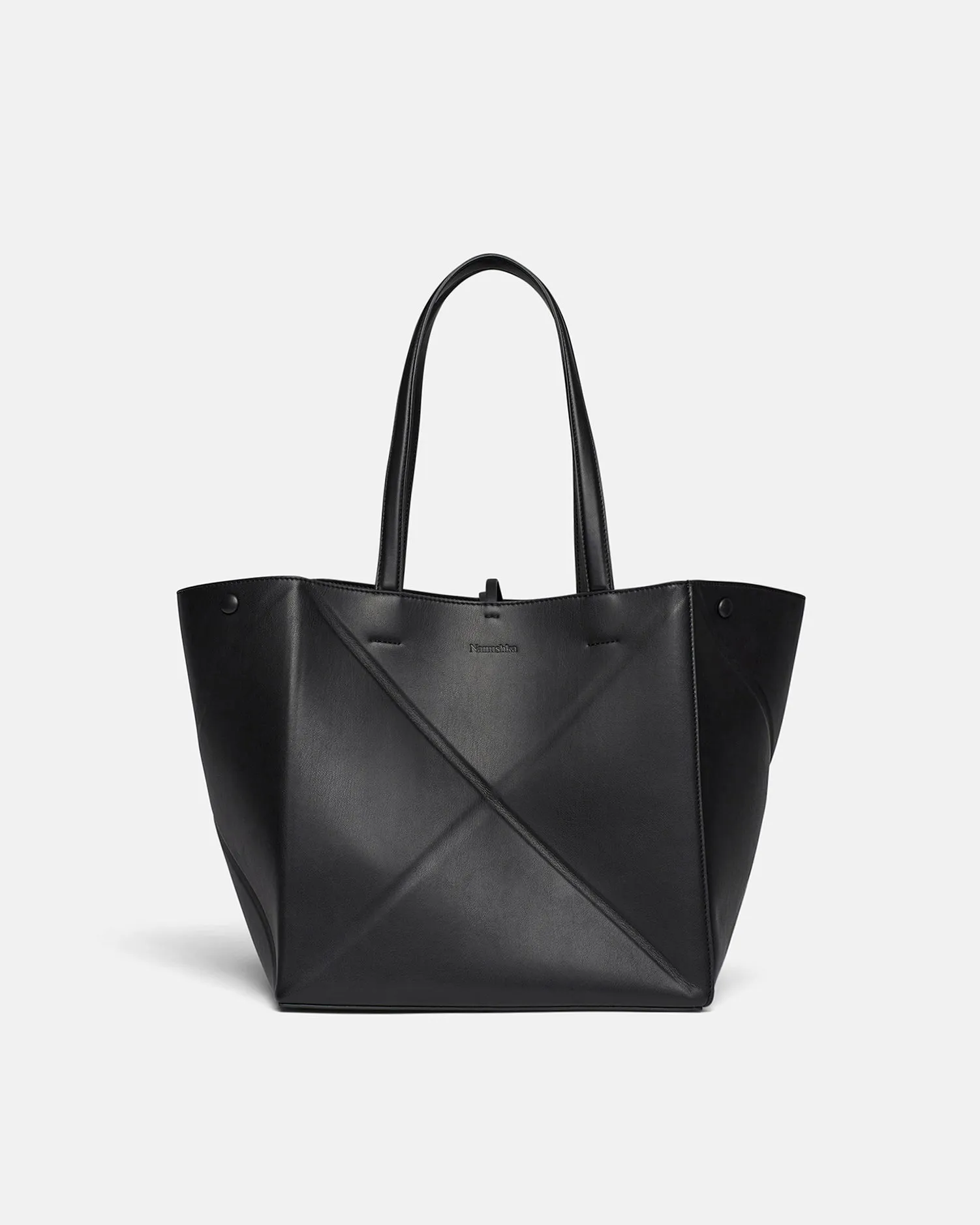 The Origami Tote - Alt-Nappa Tote - Black