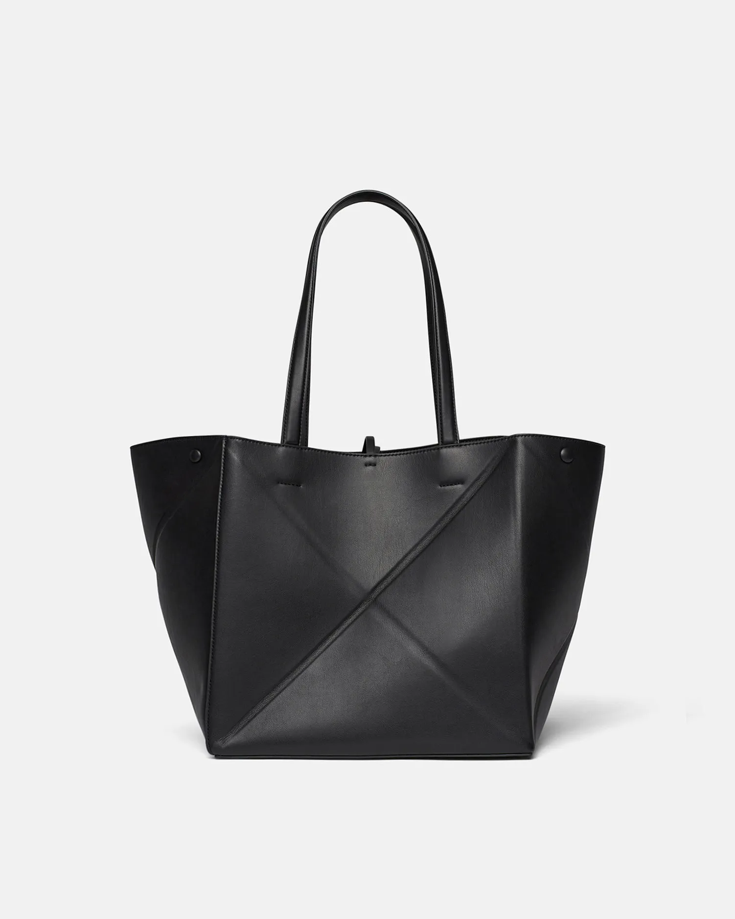 The Origami Tote - Alt-Nappa Tote - Black