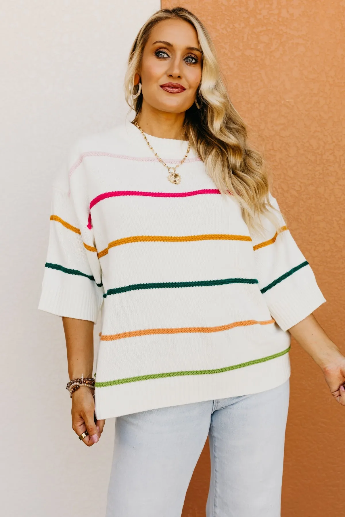 The Sonny Striped Sweater Top