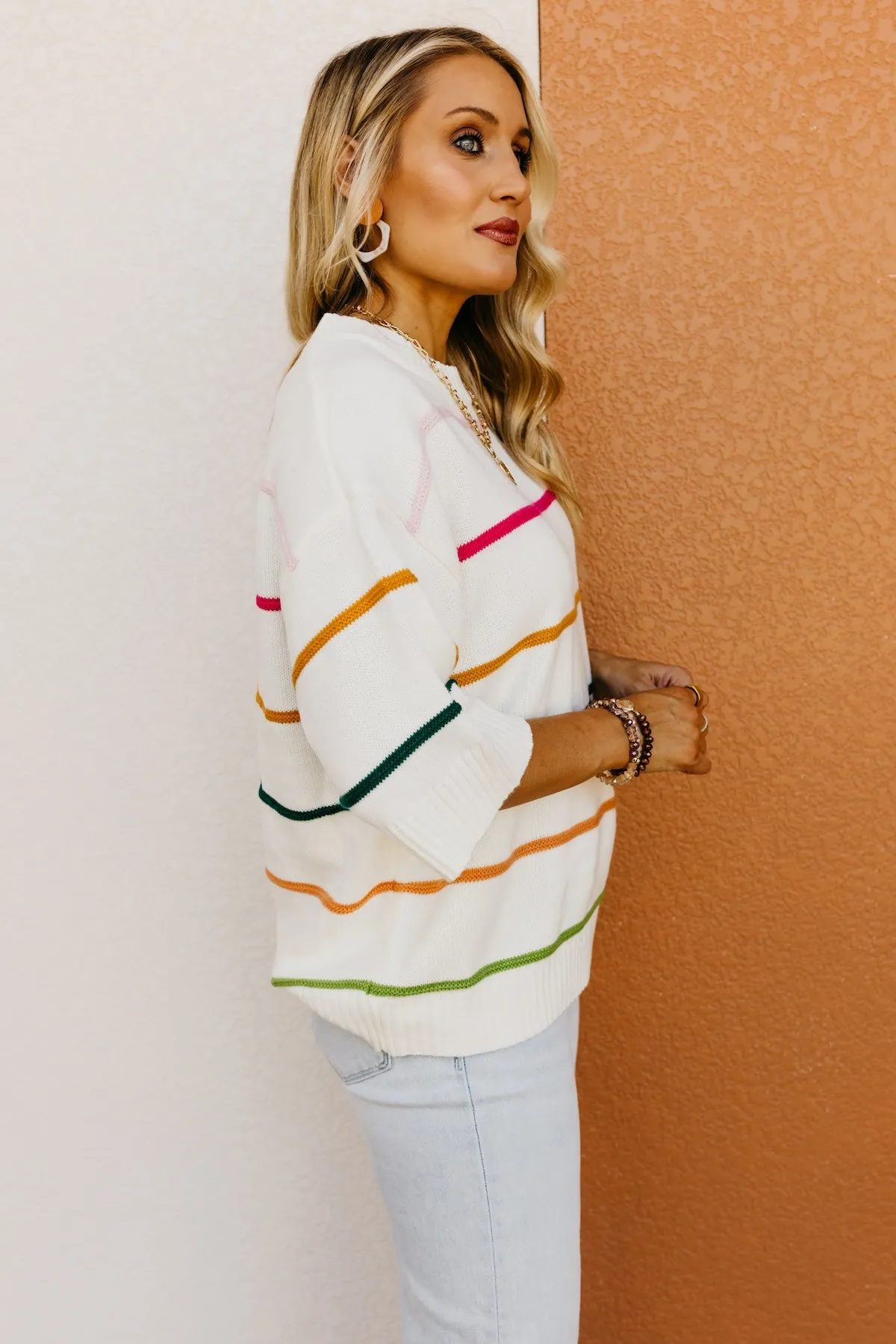 The Sonny Striped Sweater Top