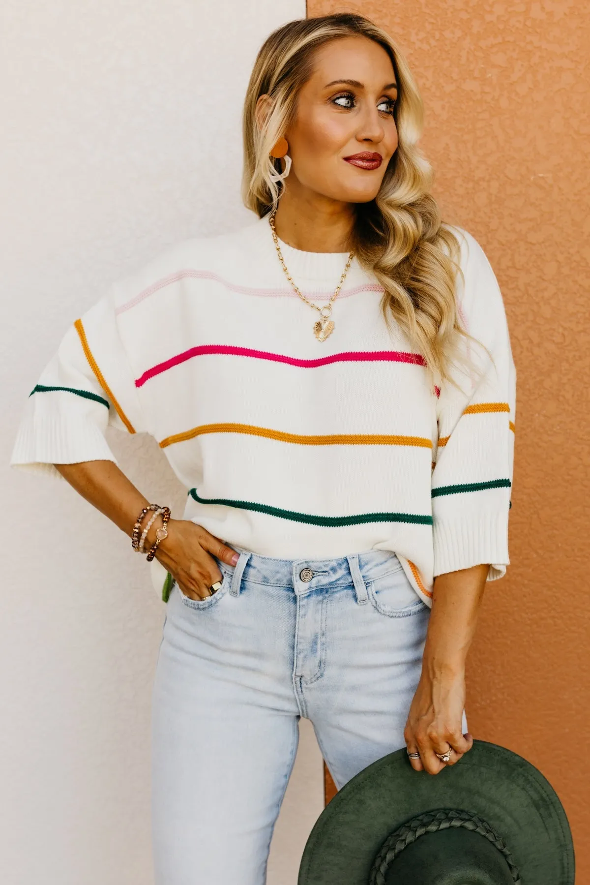 The Sonny Striped Sweater Top