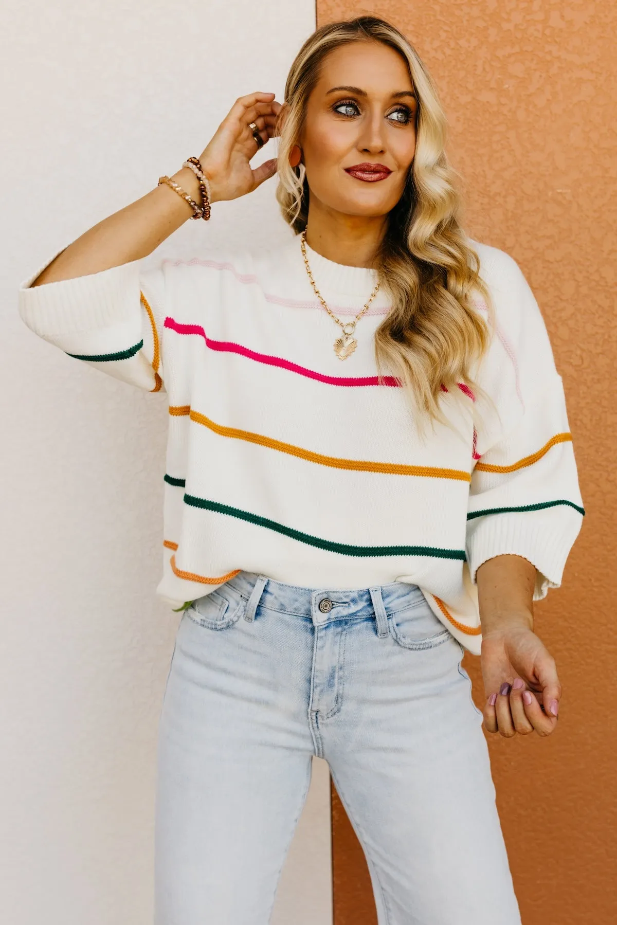 The Sonny Striped Sweater Top