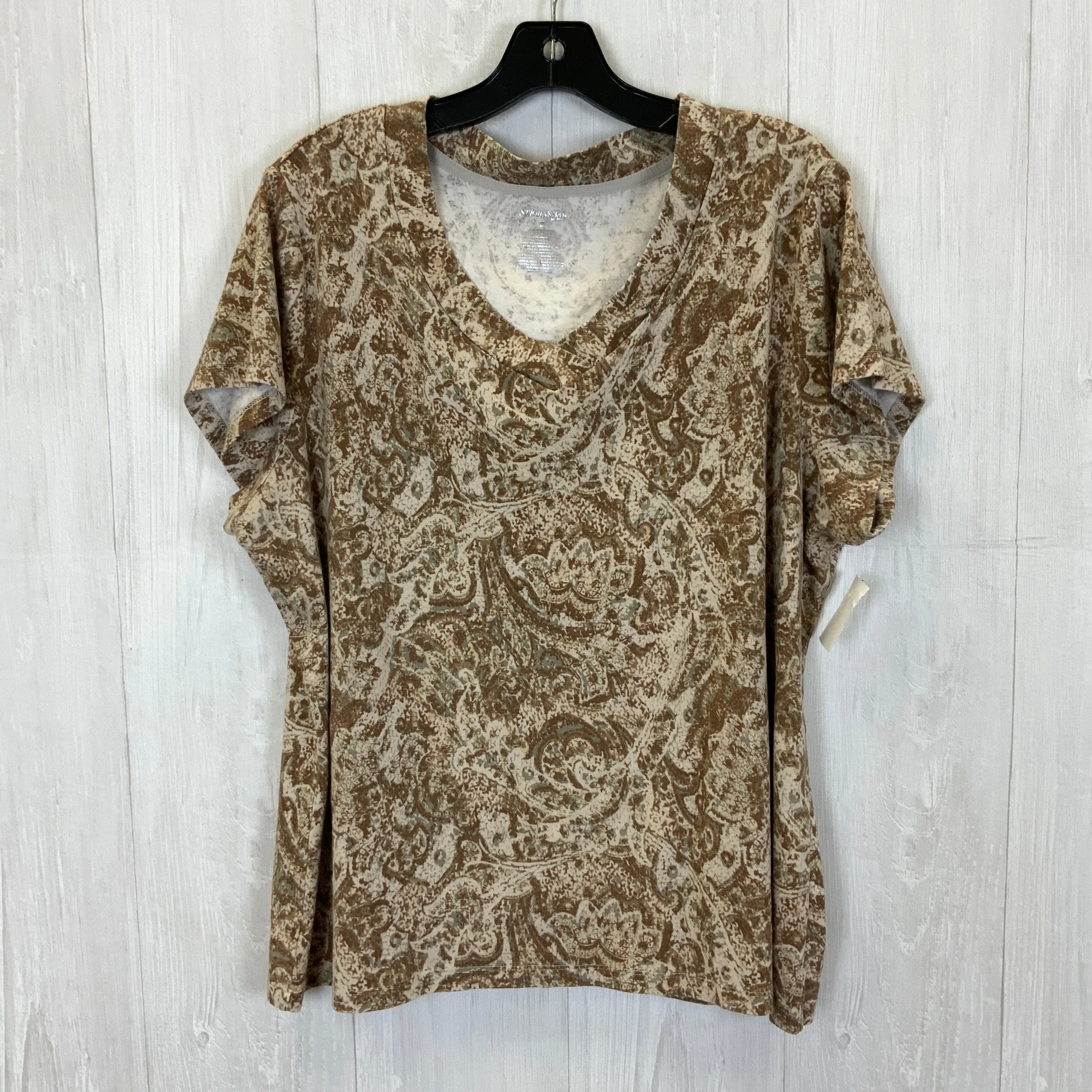 Top Short Sleeve Basic By St Johns Bay  Size: 2x