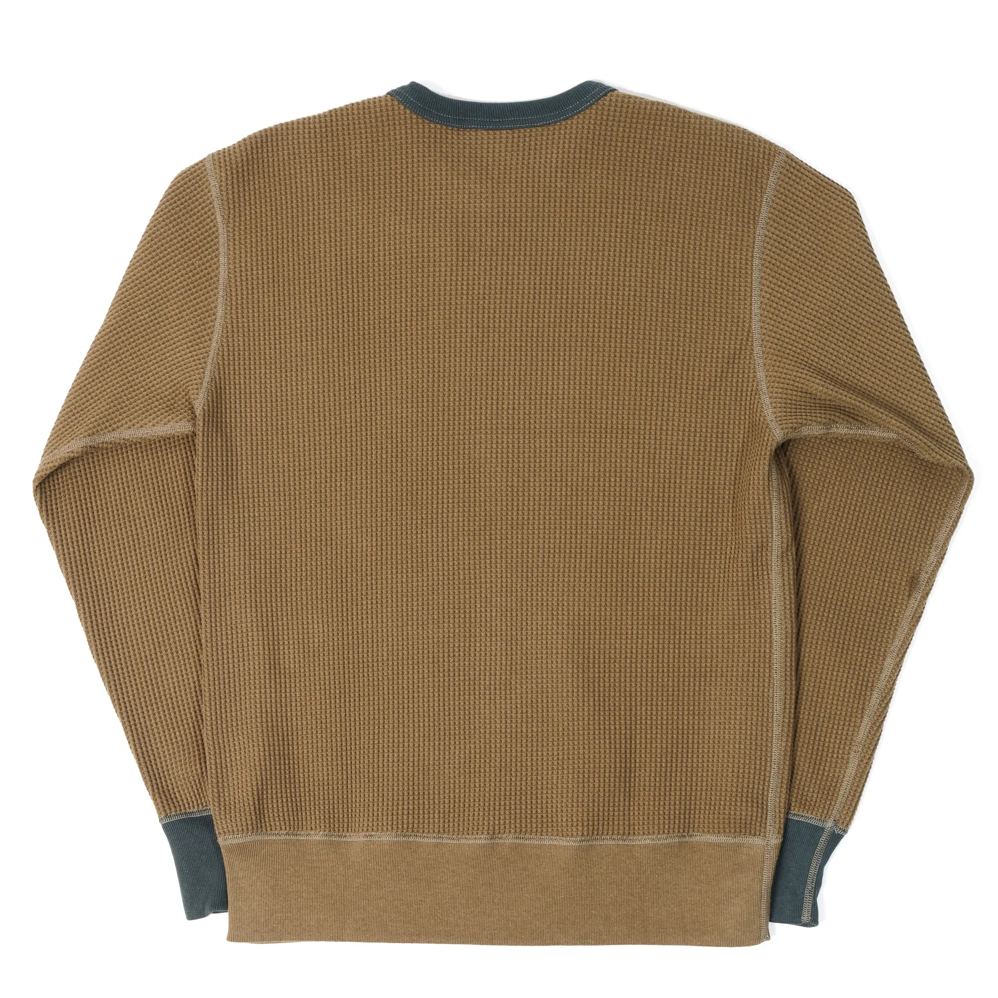 TOYS McCOY Big Waffle Crew Neck Sweatshirt - Brown