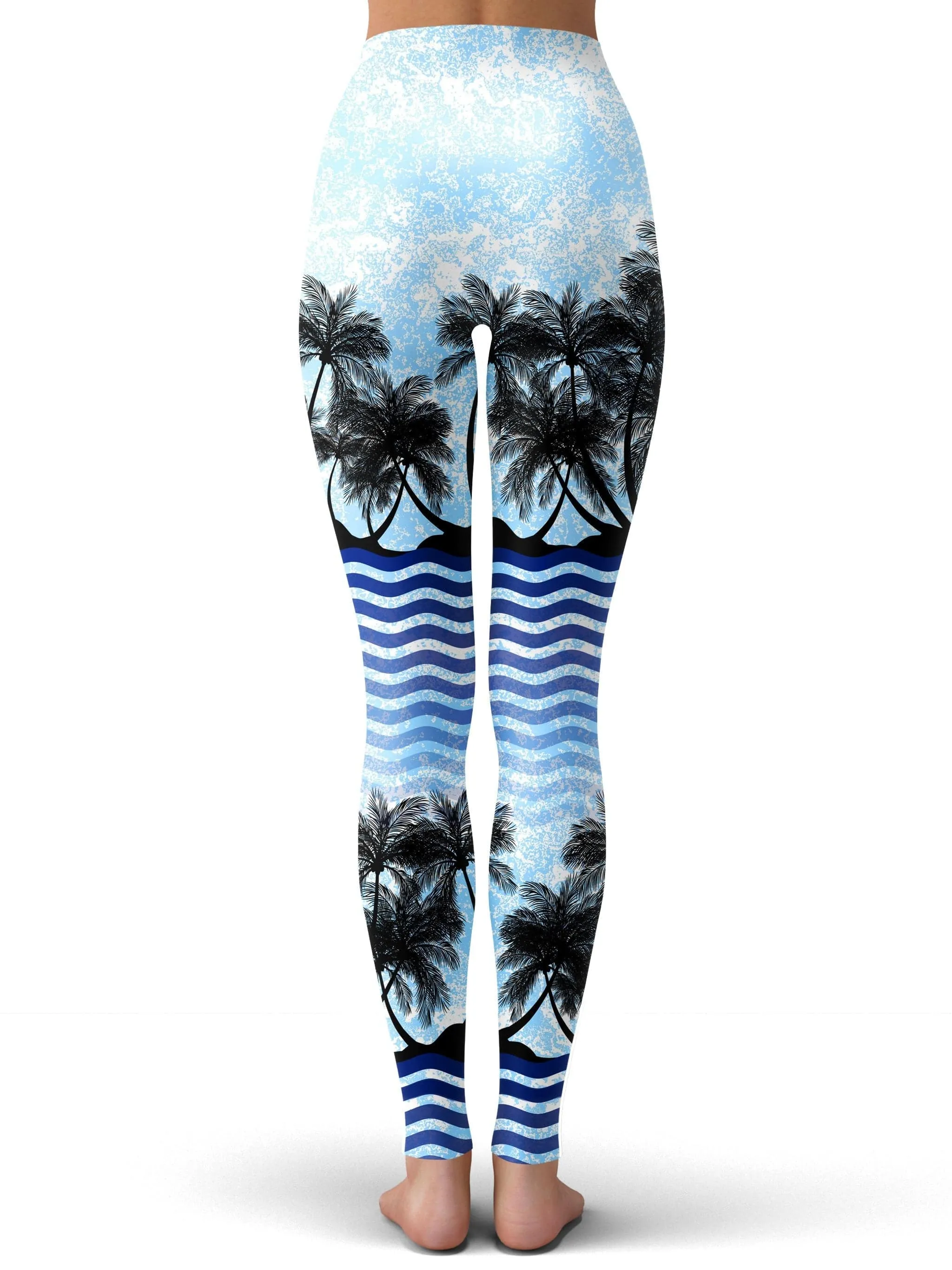 Tropical Waves Leggings