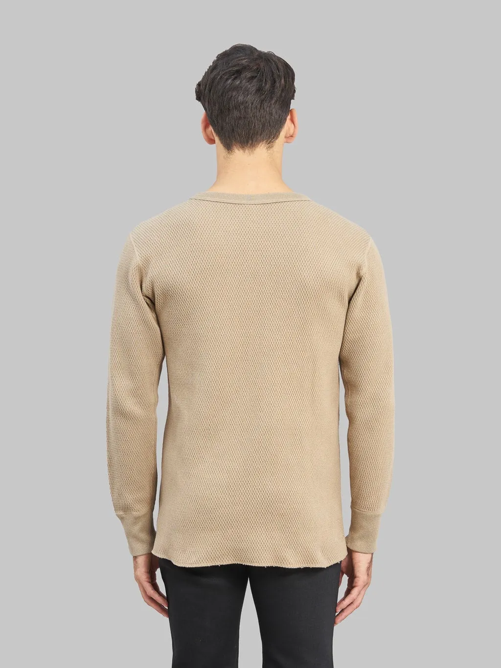 UES Double Honeycomb Thermal T-Shirt Beige