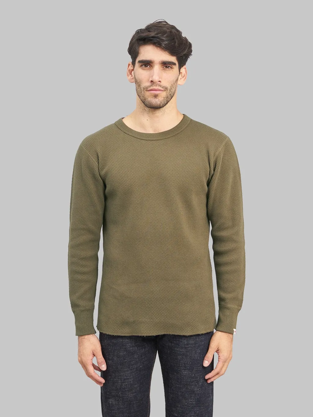 UES Double Honeycomb Thermal T-Shirt Brown