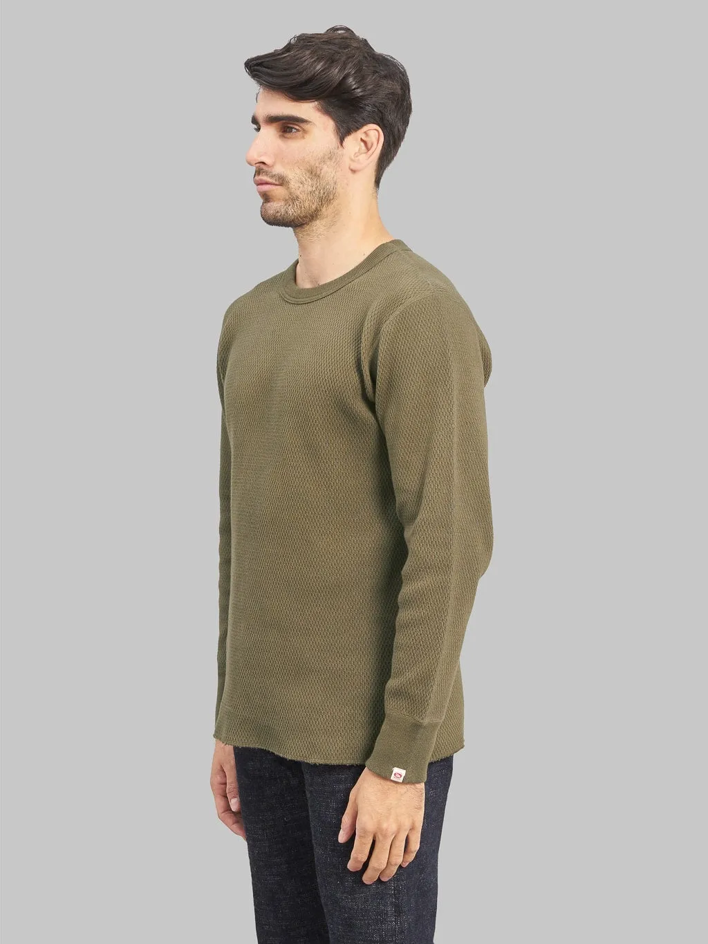 UES Double Honeycomb Thermal T-Shirt Brown