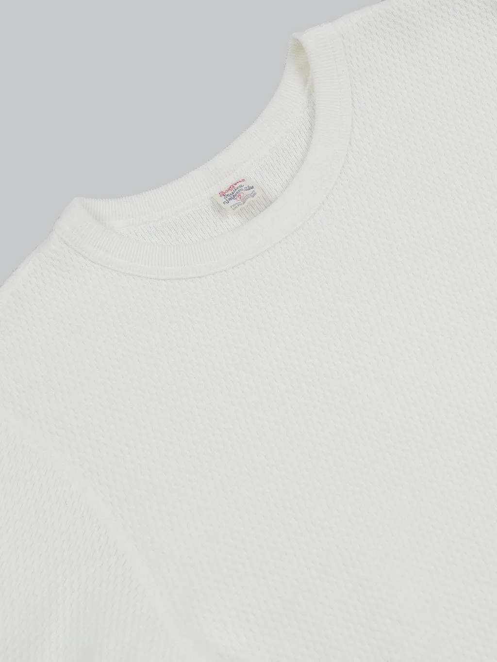 UES Double Honeycomb Thermal T-Shirt Off White