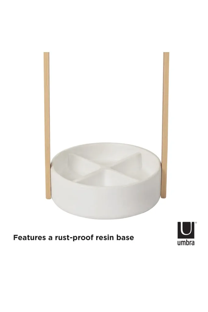 Umbra - Bellwood Umbrella Stand - White/natural