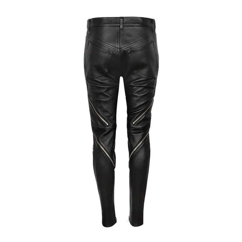 Undercover Zip Leather Leggings