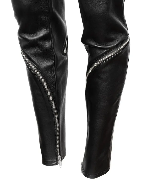 Undercover Zip Leather Leggings