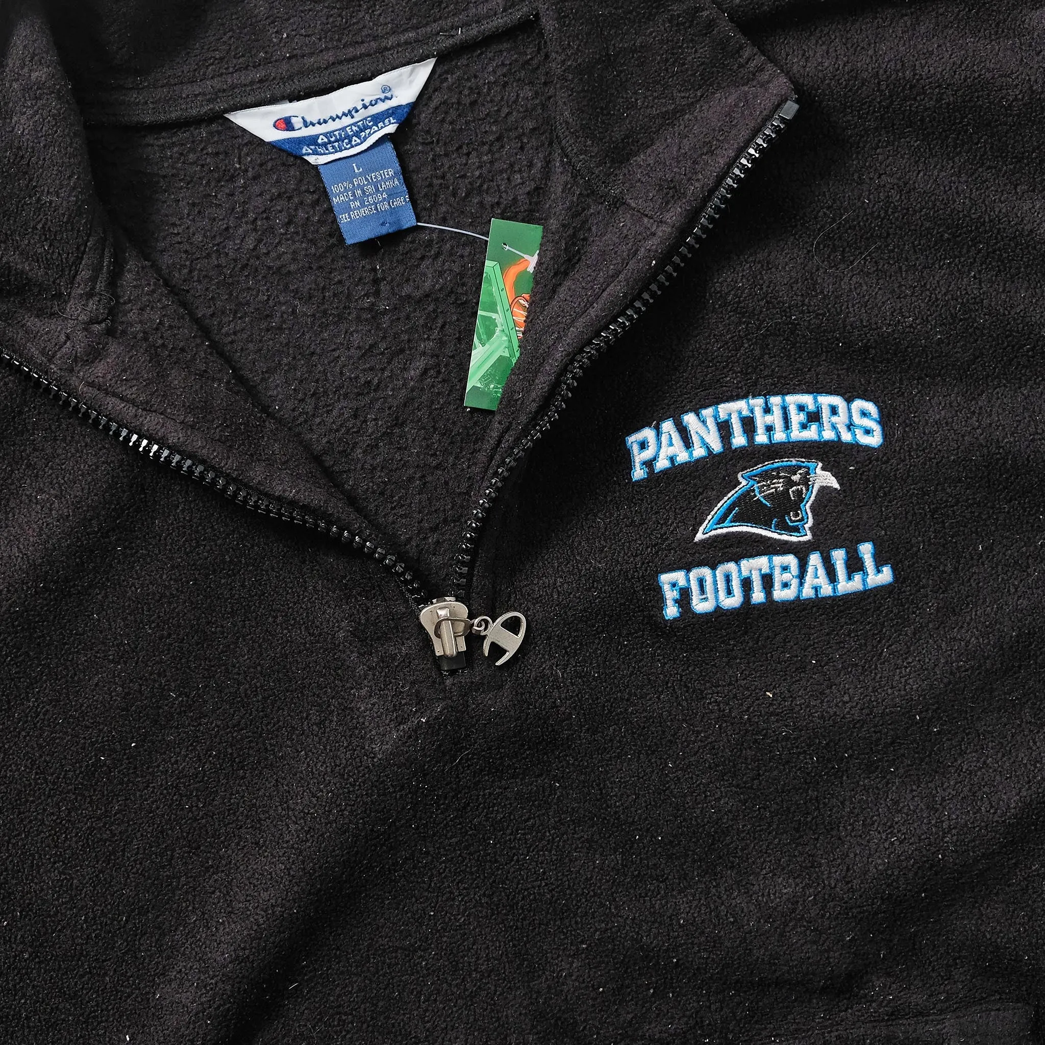 Vintage Champion Carolina Panthers Fleece Large