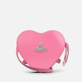 Vivienne Westwood Louise Heart Patent Leather Crossbody Bag