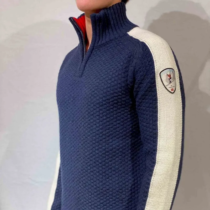 We Norwegians  Trysil ZipUp - Pullover in lana merino - Uomo